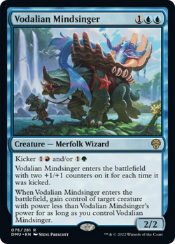 Vodalian Mindsinger FOIL Dominaria United NM Blue Rare MAGIC MTG CARD ABUGames - Image 1