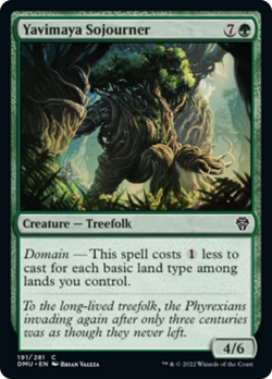 Yavimaya Sojourner FOIL Dominaria United NM Green Common MAGIC MTG CARD ABUGames - Image 1