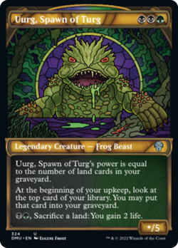 Uurg, Spawn of Turg (Showcase 324) FOIL Dominaria United NM CARD ABUGames - Image 1