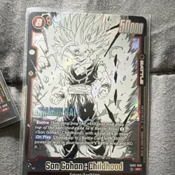 Bandai Dragon Ball Super Son Gohan : Childhood SB02-008 SR Foil Lot 5 Cards - Image 1
