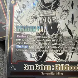 Bandai Dragon Ball Super Son Gohan : Childhood SB02-008 SR Foil Lot 5 Cards - Image 2