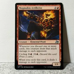 MAGMAKIN ARTILLERIST MTG AETHERDRIFT 137 COMMON LP - Image 1