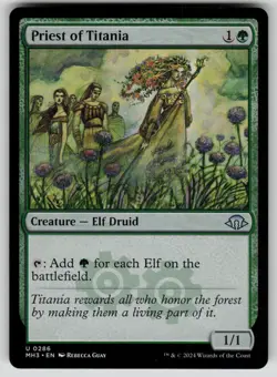 Priest of Titania Normal U Modern Horizons 3 286 NM - Image 1