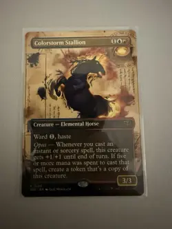 Colorstorm Stallion (Borderless) Secrets of Strixhaven Regular - Image 1