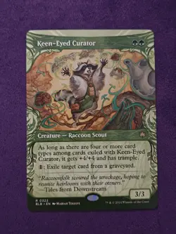 Keen Eyed Curator Showcase 322 MTG BLB R NM Normal - Image 1