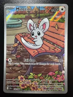 Minccino 152/086 Holo Illustration Rare Black Bolt Pokemon Card - Image 1