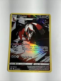 Thievul GG17/GG70 Crown Zenith: Galarian Gallery Holo Pokemon Full Art - Image 1