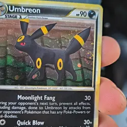 Pokemon Umbreon Holo Card2010 Nintendo Darkness Type English TCG - Image 3