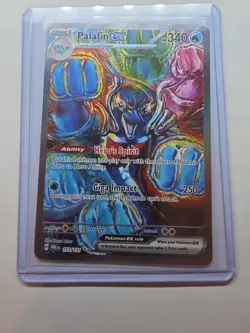 Palafin ex 151/131 Pokemon TCG Prismatic Evolutions Special Illustration Rare NM - Image 3