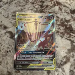 Pokemon Espeon & Deoxys GX TAG TEAM Promo Full Art Holo SM240 2020 - Image 1