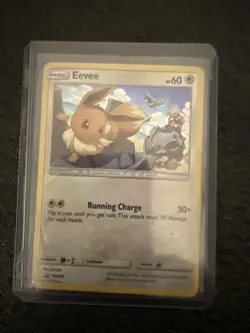 Pokemon Holo Eevee SM235 With Special Collection Promo - Image 1