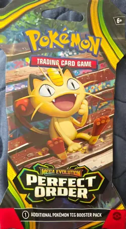 Pokemon TCG MEGA Evolution PERFECT ORDER Booster Pack Sealed (lot Of 6)FreeShip - Image 1