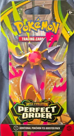 Pokemon TCG MEGA Evolution PERFECT ORDER Booster Pack Sealed (lot Of 6)FreeShip - Image 2
