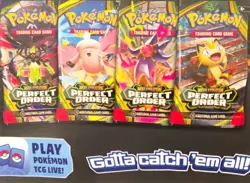 Pokemon TCG MEGA Evolution PERFECT ORDER Booster Pack Sealed (lot Of 6)FreeShip - Image 3