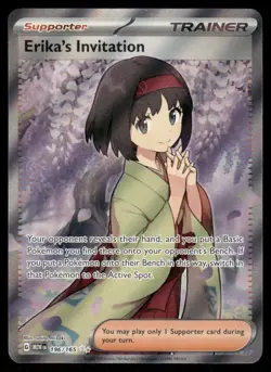 Pokemon Cards Erika's Invitation 196/165 151 Ultra Rare NM - Image 1