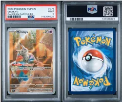 2024 Pokemon Svp En #075 Mimikyu Paldean Fates Etb PSA Mint 9 - Image 3