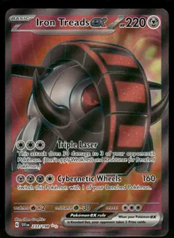 Iron Treads ex 233/198 Ultra Rare Holo NM Pokemon SV01: Scarlet & Violet Base Se - Image 1