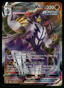 Rapid Strike Urshifu VMAX 088/163 Ultra Rare Holo NM Pokemon SWSH05: Battle Styl - Image 1