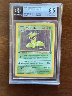 1999 Pokemon Jungle 1st Edition #14 Victreebel BGS 8.5 - Image 1