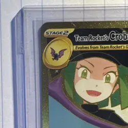 Pokemon Sv: Destined Rivals TEAM ROCKET'S CROBAT EX 242/182 HYPER RARE HOLO - Image 2