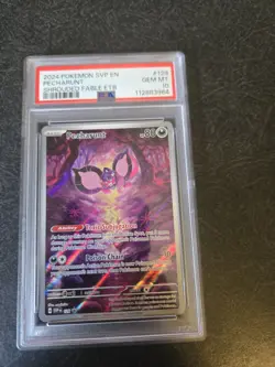 2024 POKEMON SVP EN-SV BLACK STAR PROMO #129 PECHARUNT PSA 10 - Image 1