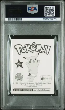 PSA 9 MINT 1999 MERLIN POKEMON #S32 JENNY-PRISM - Image 2