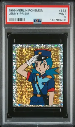 PSA 9 MINT 1999 MERLIN POKEMON #S32 JENNY-PRISM - Image 3