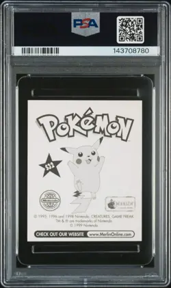 PSA 9 MINT 1999 MERLIN POKEMON #S32 JENNY-PRISM - Image 4