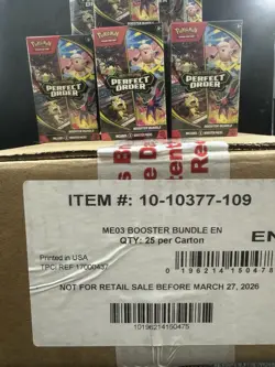 POKEMON PERFECT ORDER BOOSTER BUNDLE CASE - FACTORY SEALED - 25 Booster Boxes - Image 1