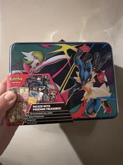 Pokemon TCG 2025 Fall Collector Chest Tins Factory Sealed Lunchbox 6 Boosters - Image 1