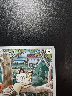 Pokemon TCG Meowth 106/094 Full Art IR Illustration Rare Phantasmal Flame NM - Image 4