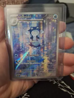 Poliwhirl 176/165 Illustration Rare SV: Scarlet & Violet 151 NM Pokemon TCG - Image 1