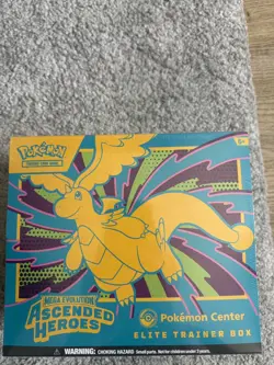 Pokemon Ascended Hero’s Elite Trainer Box Pokemon Center Exclusive - Image 1