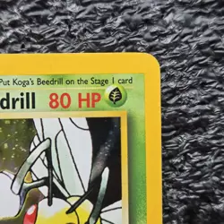 Gym Challenge Koga's Beedrill Holo 9/132 Vintage Pokemon - Image 3