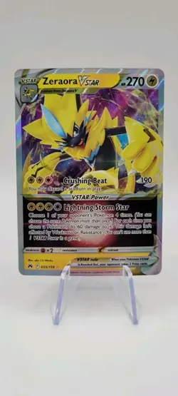 Pokemon TCG: Zeraora VSTAR 055/159 Ultra Rare - Crown Zenith - NM - Image 1