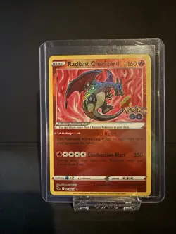 Pokemon TCG Radiant Charizard 011/078 Pokemon Go Near Mint Condition - Image 1