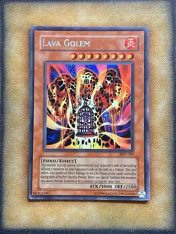 Yugioh Lava Golem PGD-107 Secret Rare NM - Image 1