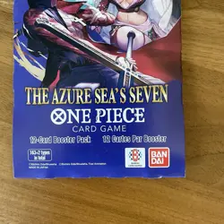 One Piece TCG OP14 Azure Sea’s Seven Booster Pack English Factory Sealed - Image 2