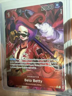 One Piece - Belo Betty - Awakening Of The New Era - OP05-015 - Alternate Art NM - Image 1