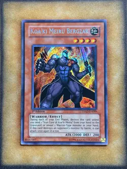 Yugioh Koa'ki Meiru Bergzak TSHD-EN099 Secret Rare 1st Ed NM - Image 1