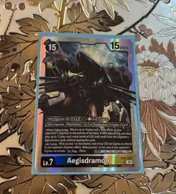 Digimon Card Game Aegisdramon Foil EX8-029 SR - Image 1