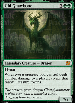 Old Gnawbone High Quality Altered Art Custom Playtest Card - Image 1