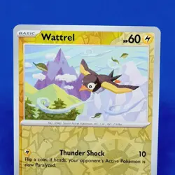 Wattrel Reverse Holo 075/167 Twilight Masquerade Pokemon Card 2024 Tcg Ccg - Image 3