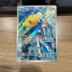 Misty's Psyduck 193/182 Illustration Rare 2025 Destined Rivals Pokemon Card NM - Image 1