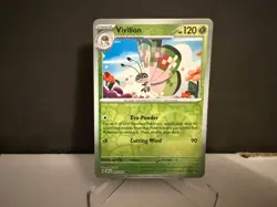 2024 Pokemon TCG 066 Vivillon 007 Surging Sparks Reverse Holo U Card NM+ - Image 1
