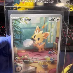 Pokemon Lillipup Illustration Rare Card 154/086 S&V White Flare - Image 3