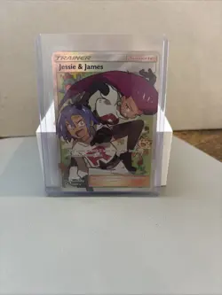 Pokemon TCG Jessie & James Trainer Full Art Ultra Rare Card 68/68 Hidden Fates - Image 1