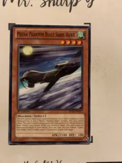 MECHA PHANTOM BEAST SABRE HAWK - 1st EDITION SHSP-EN027 ENGLISH Yu-Gi-Oh! CARD - Image 2