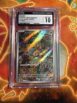 CGC 10 Bramblin AR 072/071 Pokemon Card sv2p Snow Hazard Japanese Art Rare - Image 1