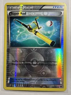 Super Rod 149/162 - XY Breakthrough Reverse Holo Pokemon Card NM - Image 1